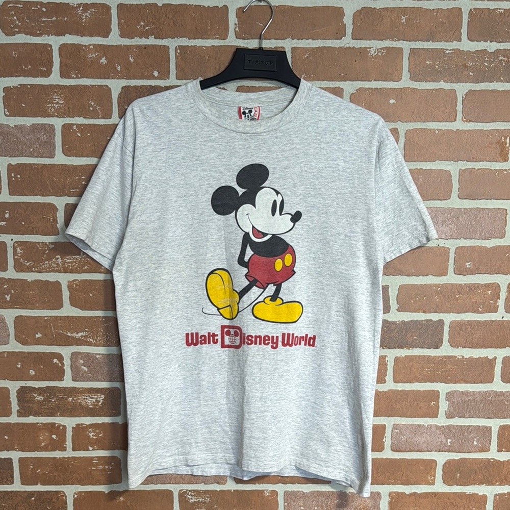 Retro Disney Gray Mickey Mouse T-Shirt